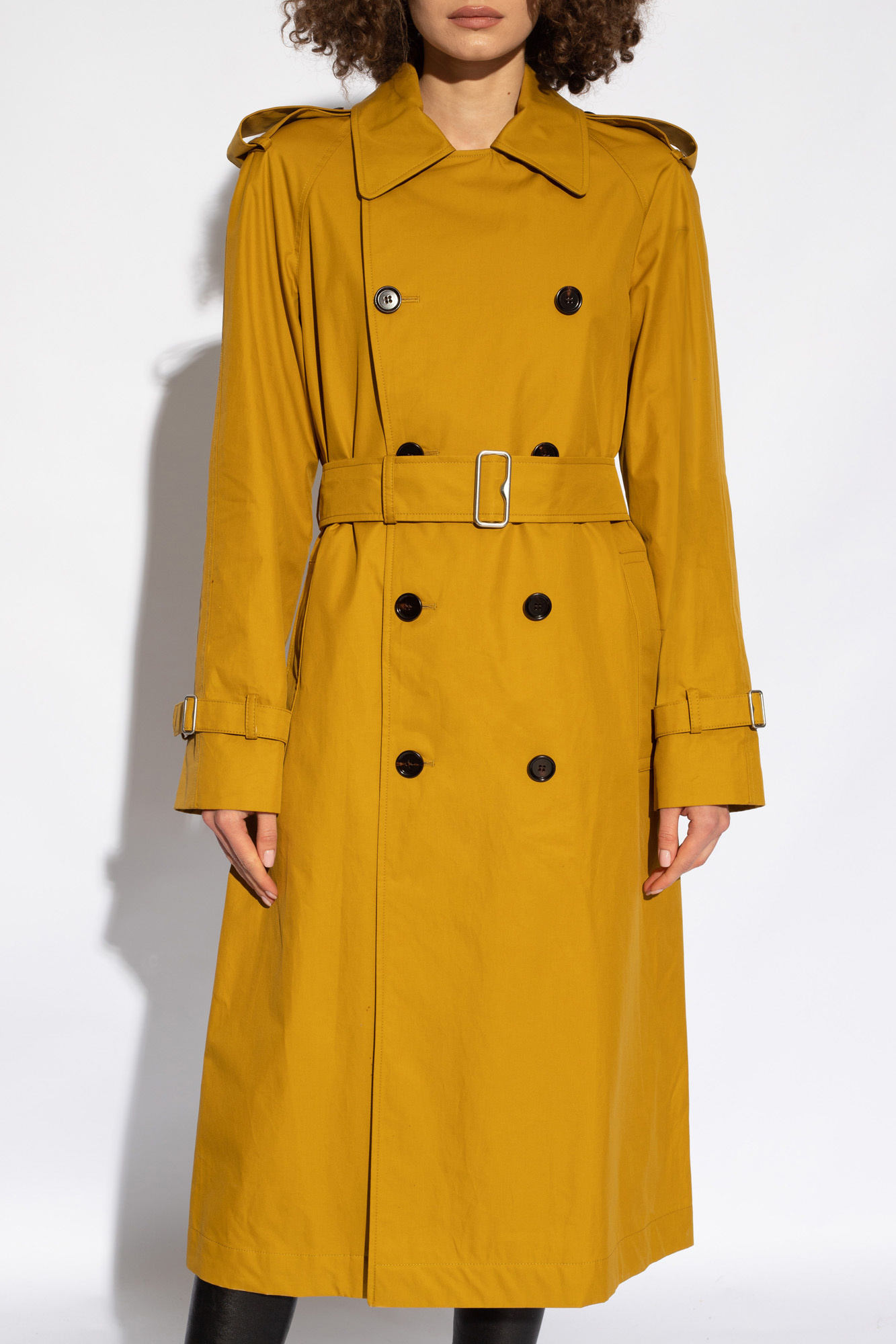 Burberry store coat yellow